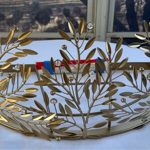 Pottery Barn Kids Monique Lhuillier Gold Vine Cornice Incl Hardware No Sheers